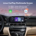 thumbnail image 4 of ZWNAV Ultra-Thin 12.3 inch Wireless CarPlay+Android Auto Retain Original Car Function Car Radio Stereo Multimedia Receiver for BMW 7 Series 2009-2012 Compatible with Original Car CIC System, 4 of 11