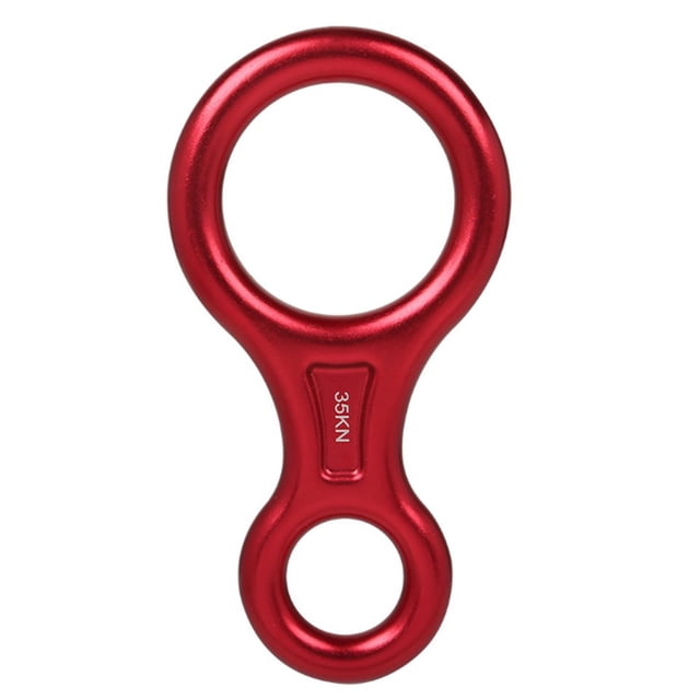 QJXSH Figure 8 Rock Climbing Descender Ring Outdoor Mountaineering Equipment