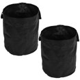 thumbnail image 1 of SUTENGDA 2Pcs Black Collapsible Lawn and Leaf Bags for Yard Maintenance and Waste Collection, 1 of 8