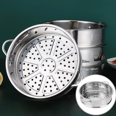HEATSHAKING Cuiseur Vapeur Cuisine Acier Inoxydable Cuiseur Vapeur pour la Maison 1 Paquet