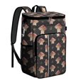 thumbnail image 1 of Botanical Mushroom Leakproof Cooler Backpack - 20L Insulated Soft Cooler Bag with Multiple Pockets for Picnic, Hiking & Travel, Lightweight Design, 1 of 6