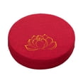 thumbnail image 1 of GROWTH TANK Coussin Rond de Méditation Traditionnel pour Femmes Hommes Coussin d'Assise de Sol pour la Maison Rouge 10 cm, 1 of 9