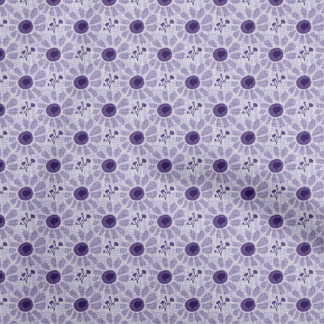 oneOone Cotton Flex Dusty Violet Fabric Block Dress Material Fabric Print Fabric By The Yard 40 Inch Wide