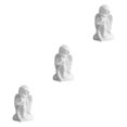 thumbnail image 2 of Maytalsory Resin White Angel Statue Elegant Desktop Decor Collection Window Props for Christmas sitting 3Set, 2 of 6