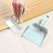 EGNMCR Dustpan And Brush Set Handheld Dustpan And Brush Comfortable Grip Brush And Dustpan For Sofa Tabletop Bedroom Tent Cleaning Desk Broom