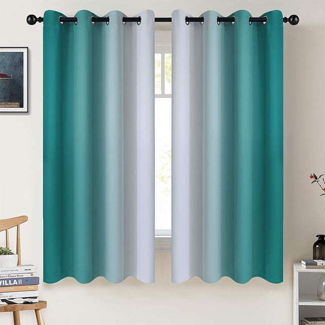 Innerwin Rideau de Fenêtre, Tentures Écoénergétiques, Protection UV, Occultant, Rideaux Modernes, Panneau à Oeillets Isolé Thermiquement, Intimité, Bleu Foncé L:54"x H:95 Pouces/ 137cm*241cm