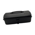 thumbnail image 3 of jinwen Portable Tool Box Car Hardware Repair Tool Storage Box Tool Case Household Solid Metal Locking Latch Sturdy Container Carrier Black, 3 of 9