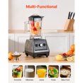 thumbnail image 4 of KFFKFF Blender for Smoothies, 61 oz 1400W, Professional Blender with Powerful Motor, Multi-Functional Food Processing Blender for Smoothie/Milkshake/Juice, Fits for Kitchen, 4 of 9