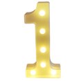 thumbnail image 1 of TopLLC Light Up Letters , LED Letters Lights Sign Alphabet And Number Big Lights Letter For Party Birthday Bar Battery Powered Christmas Decor Letter Lights on Clearance, 1 of 2