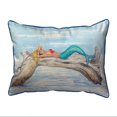 thumbnail image 1 of Betsy Drake SN155 Coussin Sirène sur Bûche 11 x 14 Po. Intérieur & Extérieur, 1 of 4