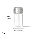 thumbnail image 2 of OXO Good Grips Salière et Poivrière en Verre Réglables, Ensemble de 3,5 oz, Chacune, Transparent, 2 of 5
