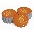 thumbnail image 2 of Inkdotpot 100 Pack Let Love Sparkle Wedding Favor Paper Tags Craft Real Gold Foil Hang Tags, 2 of 6