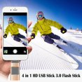 thumbnail image 3 of Clé USB 4 en 1 Clé USB 3.0 pour iPhone/Android Type OTG 32-128 Go C6S6, 3 of 9