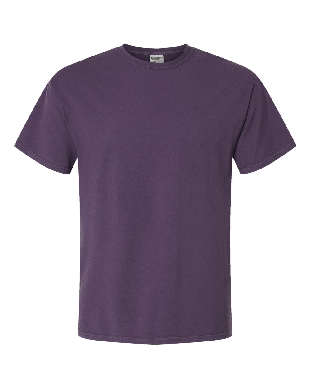 Hanes Mens Big ComfortWash Garment Dyed Short Sleeve Tee, L, Grape Soda
