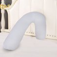 thumbnail image 5 of Orthopedic V Shaped Body Pillow with Design for Back Shoulder Neck and Sleeping Support Comfort, 5 of 5