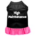 thumbnail image 1 of High Maintenance Screen Print Dress Black With Bright Pink Xxxl (20), 1 of 1