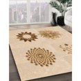 thumbnail image 3 of Ahgly Company Tapis Rectangulaire d'Intérieur Lavable en Machine Bronze Brun Transitionnel, 4 Pieds x 6 Pieds, 3 of 7