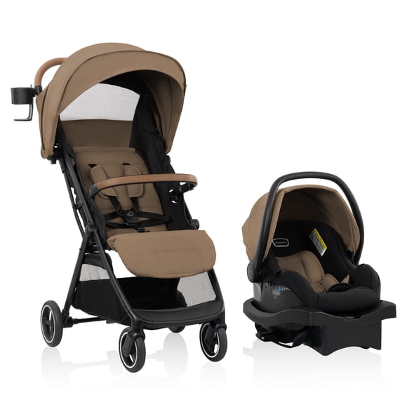 Evenflo Otto+ Système de Voyage avec Siège d'Auto pour Bébé LiteMax (Siège d'Auto 3-30 lbs - Poussette Max 55 lbs)