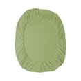 thumbnail image 5 of Maplenight Premium Queen Size Cooling Fitted Sheet for Hot Sleepers - Solid Color, Machine Washable, Ash Proof, Breathable - Multiple Colors Available Green, 5 of 5