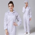thumbnail image 1 of Reusable Protective Clothing Dust-proof And Anti-static Protective Suit with Zip Front Opening, 1 of 4