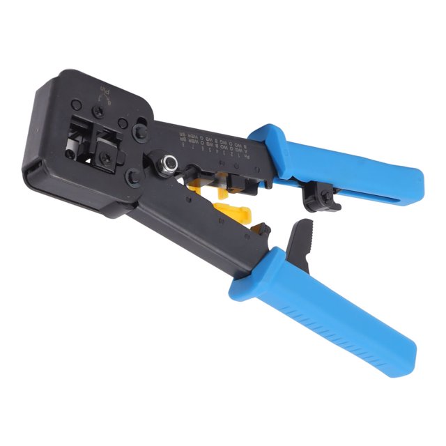 Outil de Crampage Ethernet, Kit d'Outils de Crampage Ethernet Connecteur R R Serpillière Câble Réseau Serpillière Conçu pour la Précision
