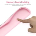 thumbnail image 4 of Ergonomic Memory Foam Keyboard Wrist Rest Wrist Rest Pad Set with Fabric -slip Rubber Base Pink Pink, 4 of 7