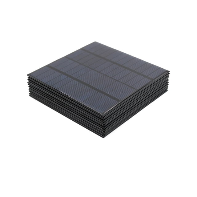 10Pcs Solar Panel 12V 1.5 2 3 5 7 W Mini Solar System DIY Outdoor Battery Cell Phone Chargers Portable Solar Cell 1.5W 18650 ,Easy to Install