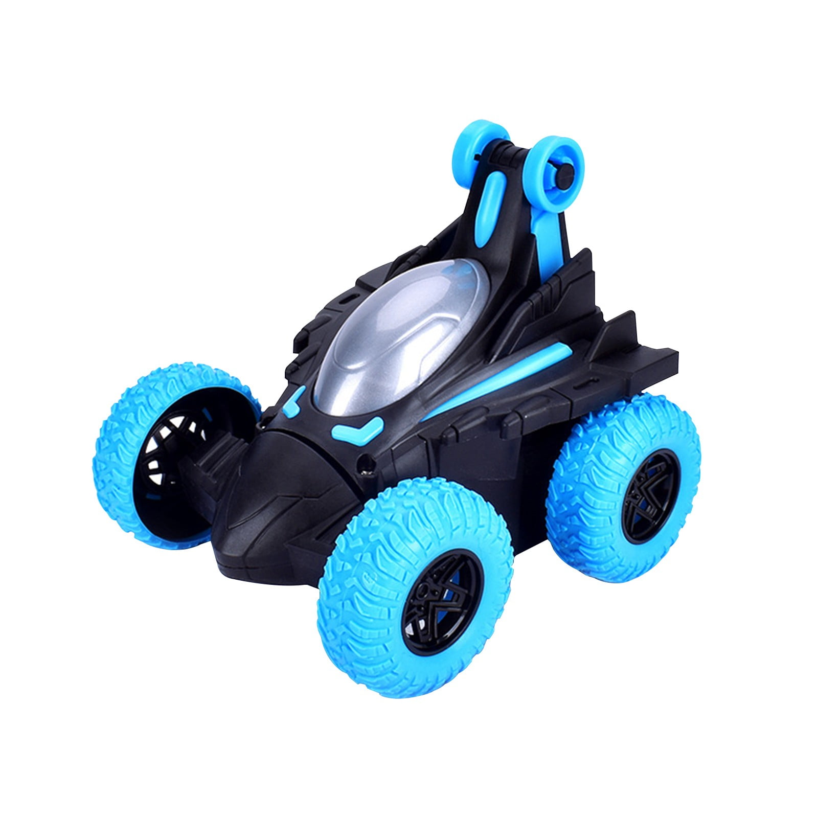 Voiture Télécommandée 4WD Cascade Avec Dérapages, Musique Et LED – RC Car 2,4 GHz, 25 Km/h, 2 Batteries 1200 MAh – Cadeau Pour Enfant 6-12 Ans (bleu)