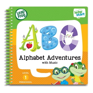 LeapFrog LeapStart 3D Preschool Activity Book (Level 1): Alphabet Adventures with Music - English Version, 2-4 Years