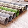 thumbnail image 4 of CAROOTU 6PCS Placemats Heat-Resistant Stain Resistant Anti-Skid Washable Table Mats Square PVC Placemats, 4 of 6
