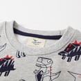thumbnail image 5 of Toddler Boy Crewneck Sweatshirt Spring Cartoon Dinosaur Simple Kid Long-Sleeved for 2-7T, 5 of 5