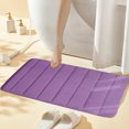 thumbnail image 2 of Iumwxz Bathroom Mat Carpet Bedroom Mat Non Slip Bathroom Foot Mat Bathroom Quilted Absorbent Floor Mat Easy To Wash and Dry 40x60cm Floor Mat Bathroom Rug Purple Polyester, 2 of 7