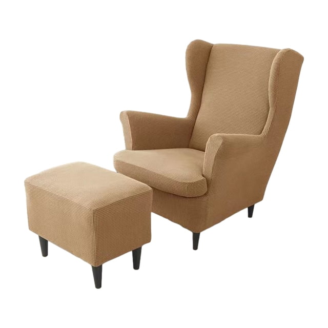 ZheElen 3pieces Washable Armchair Protective Cover For Easy Maintenance And Furniture Protection Light coffee