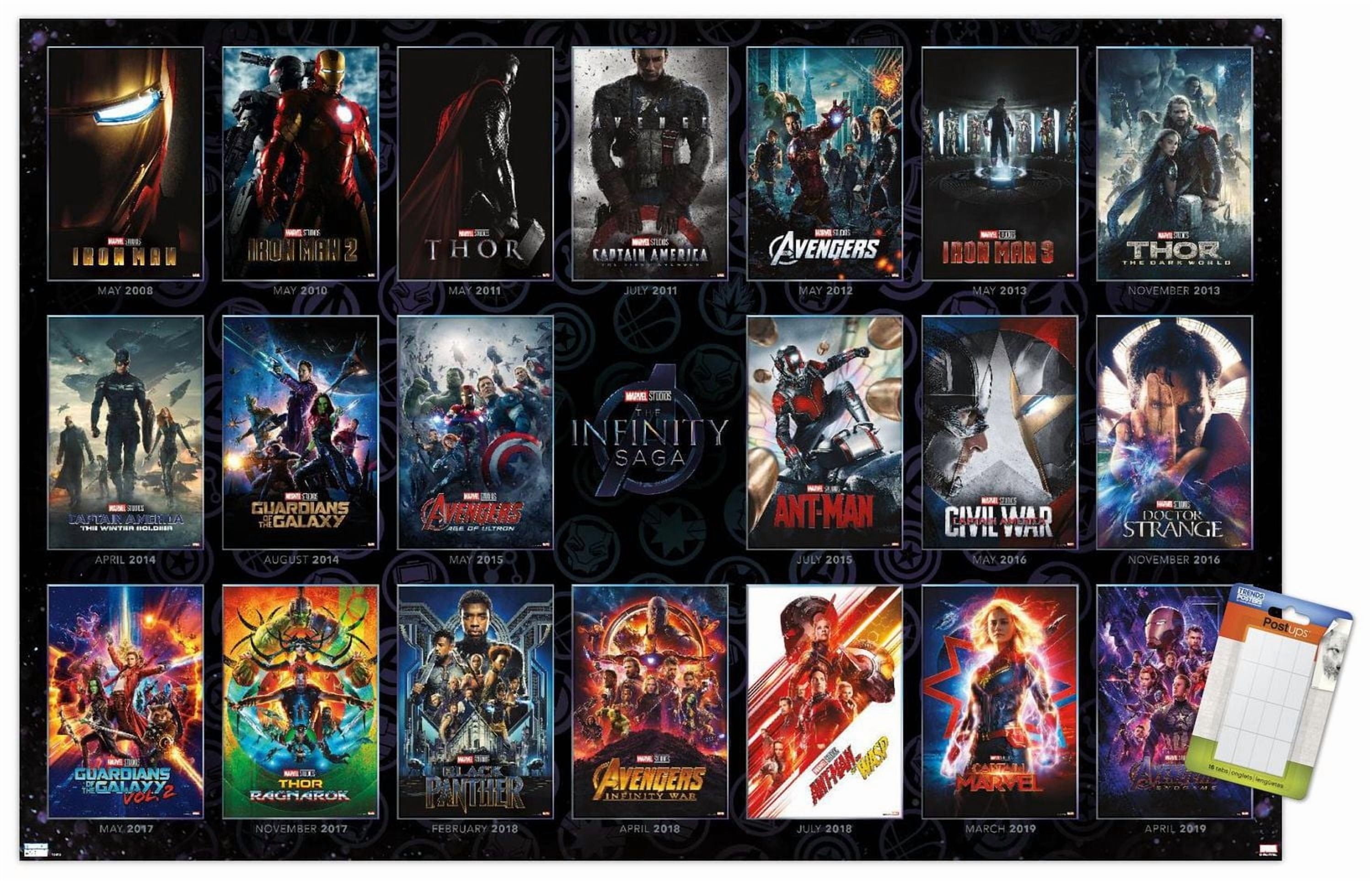 Marvel Avengers : La Saga Infinity - Grille d'une feuille