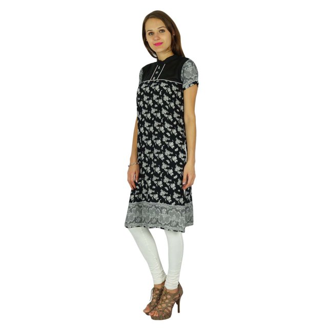 Phagun Kurta Bollywood Indienne de Designer pour Femmes Kurti Ethnique Tunique en Coton Robe