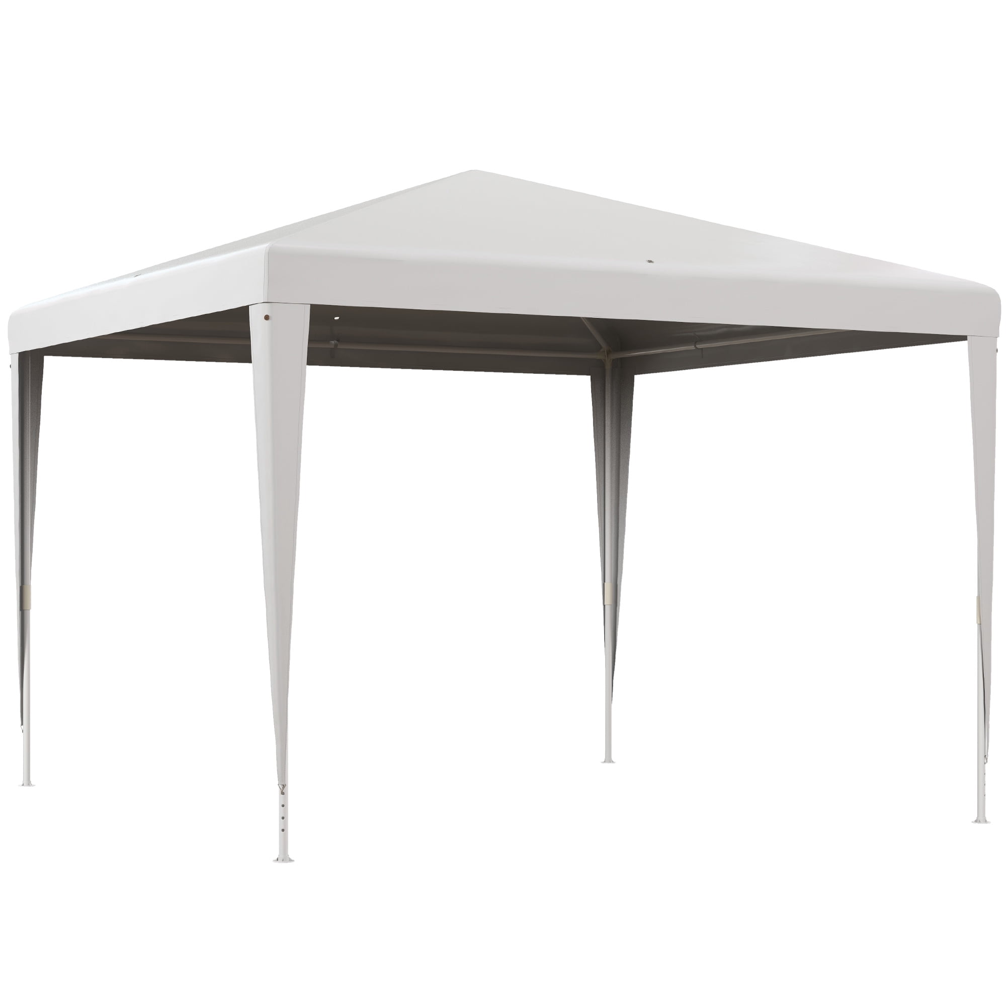 Outsunny Party Tent, Portable Gazebo Canopy Event Shelter White
