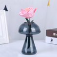 thumbnail image 2 of CNKOO Plant Vase Crafts Creative Mushroom Shaped Desktop Ornament Glass For Home Living Room Decor, 2 of 12