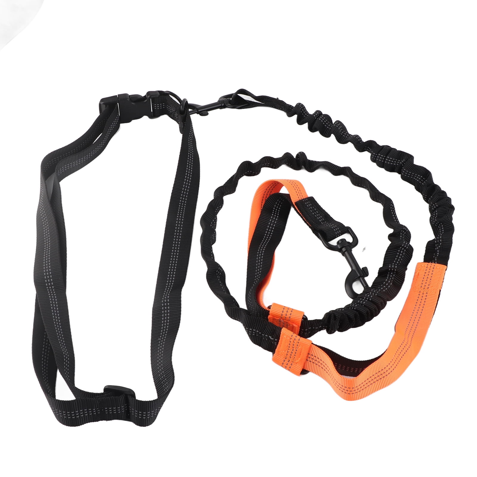 Dog Leash, Strong Shock Absorbing Bungee Dog Leash Heavy Duty Dog Leash Bungee Dog Leash Elastic Dog Leash Rope with 2 Padded Handles for Large Dogs Walking Training