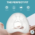 thumbnail image 3 of 2 Pack Replacement Cushion Compatible with N20 (Medium) AirFit AirTouch CPAP Nasal Mask, Premium and Snug Fit, Soft and Durable Material, Covers Nose (Medium), 3 of 4