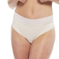thumbnail image 1 of Carole Martin Comfort High Cut Full Coverage Womens Wide Waist Band Panty Style 8000 Beige 3X, 1 of 4