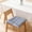 Gris 4, variante sur Coussin de Siège d'Hiver en Peluche Carré / Coussin de Chaise en Polyester Doux avec Endos Antidérapant / Coussin Dossier Confortable pour la Maison, le Bureau, la Salle à Manger, le Dortoir
