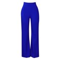thumbnail image 4 of Womens Trousers, Women Tight And Versatile High Waisted Elastic Solid Color Pants, Work Pants, 4 of 5