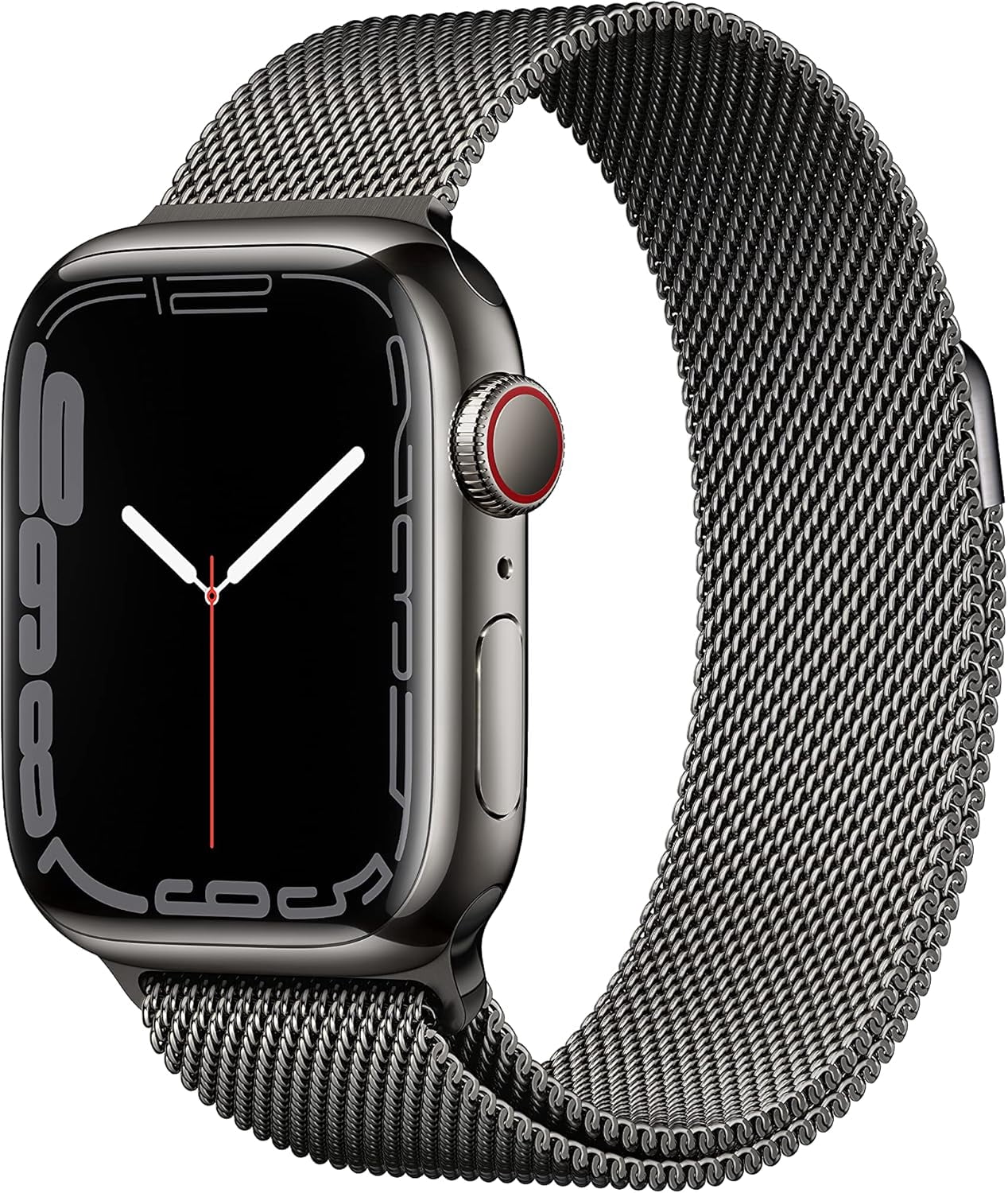 Refurbished Apple Watch Series 7 Stainless 41mm A2475 (GPS + Cellular) Graphite (Grade A+)