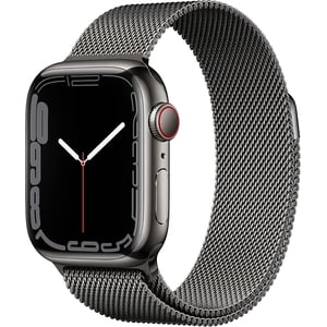 Rénovés Apple montre Series 7 Inox 41mm A2475 (GPS + Cellulaire) Graphite (Catégorie A+)