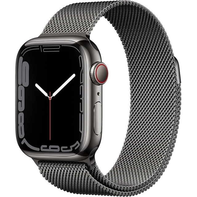 Refurbished Apple Watch Series 7 Stainless 41mm A2475 (GPS + Cellular) Graphite (Grade A+)