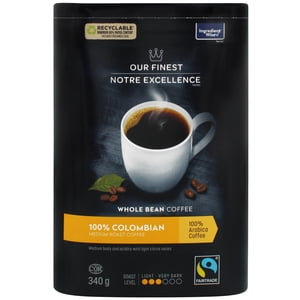 Our Finest 100% Coffee de haricots colombiens entiers