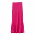 thumbnail image 2 of Pisexur Jupe Automne Mode Femmes Décontractée Confortable Couleur Unie Jupe Taille Haute Jupe Femmes, 2 of 8