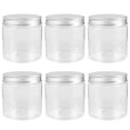 thumbnail image 1 of MasteelfCA 6pcs 250ml Mini Plastic Jars Household Plastic Jars Portable Plastic Jars Plastic Jar With Lids, 1 of 6
