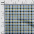 thumbnail image 2 of oneOone Polyester Spandex Baby Blue Fabric Check Fabric For Sewing Printed Craft Fabric By The Yard 56 Inch Wide, 2 of 4