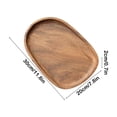 thumbnail image 3 of Wooden Tea Tray Dry Tea Tray Cup Storage Tray Candy Sum Fruit Tray, 3 of 6